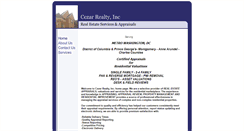 Desktop Screenshot of cezarealty.com